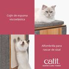 Rascador Cubo Tower color Gris, , large image number null