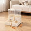 Nobleza Dispensador Autom&aacute;tico para Perros y Gatos, Comedero y Bebedero por Gravedad, Dep&oacute;sito Transparente, Sin Electricidad,, Blanco, , large indicador imagen numero 5