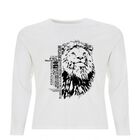 Camiseta unisex león color Blanco, , large image number null