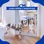 Mobiclinic Barrera escalera con puerta para mascotas A presión Cierre automático Regulable, , large indicador imagen numero 4
