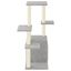 vidaXL Rascador para gatos con postes de sisal gris claro 97,5 cm, , large indicador imagen numero 3