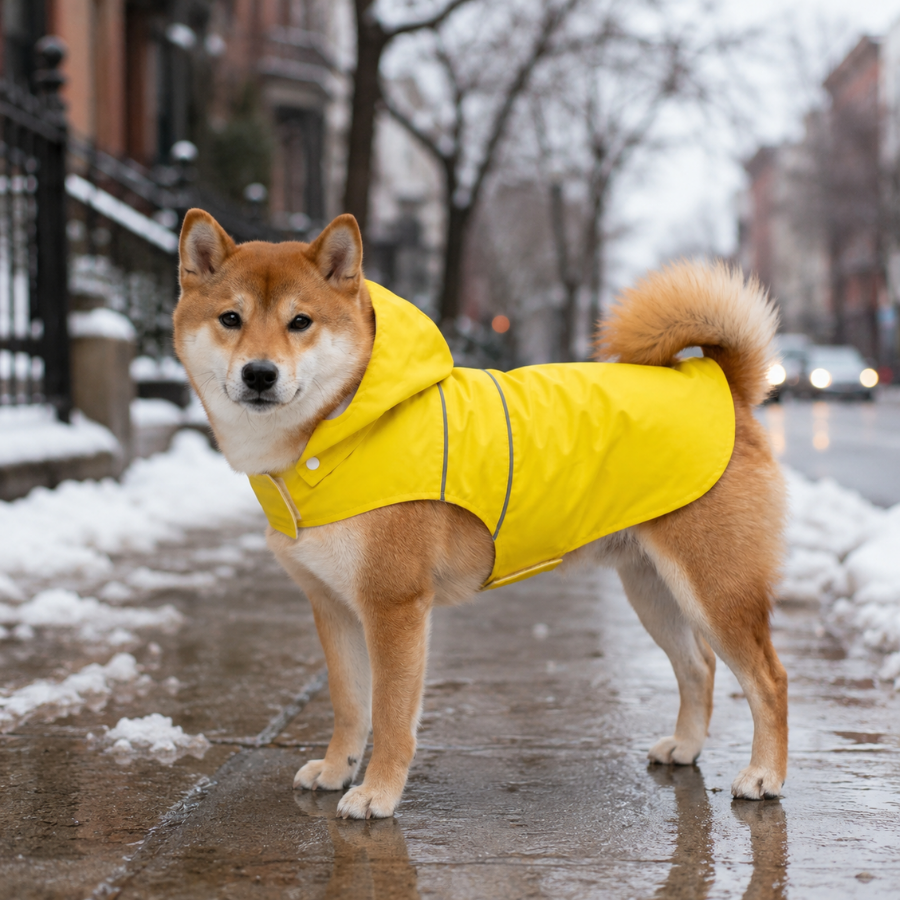 Gotoo Impermeable Reflectante Amarillo para perros, , large Imagen numero 1