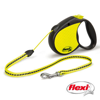 Flexi Neon Reflectante Correa de Cordón para perros