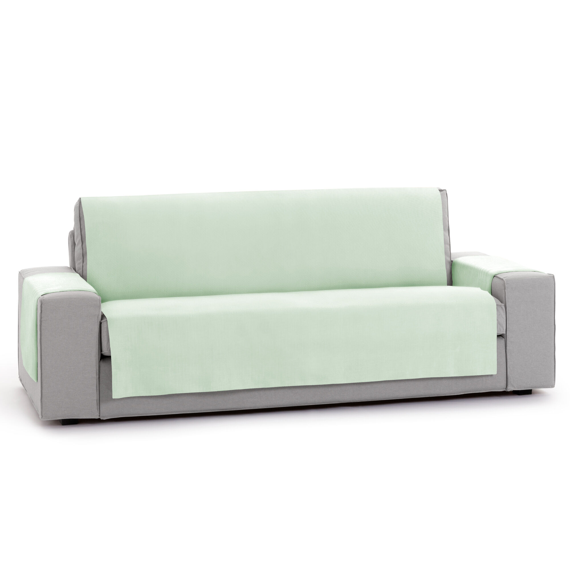 Protector Cubresofa Sofa Royale 55 cm. Color Verde. 1 plaza (60-110 cm), , large Imagen numero 5