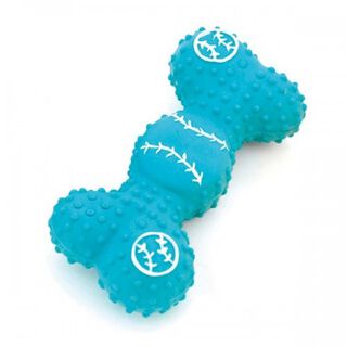 Hueso látex para perros color Azul