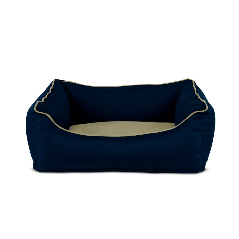 Gauty Cama para Perros y Gatos  Tela Impermeable - Azul y beige, , large Imagen numero 1