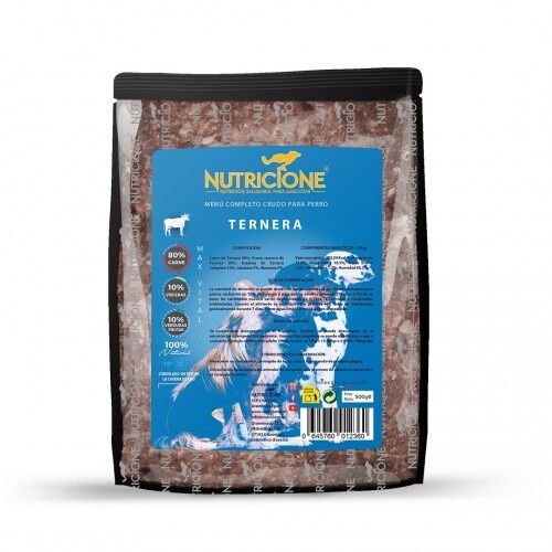 Nutricione BARF men&uacute; Ternera para perros (Pack), , large Imagen numero 1