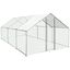 Jaula Aves de Corral Valla Cercado Caja Pollos Acero Pollos 4m x 6m x 2m, , large indicador imagen numero 1