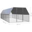 vidaXL Jaula gallinero de acero galvanizado 3x12x2 m, , large indicador imagen numero 47