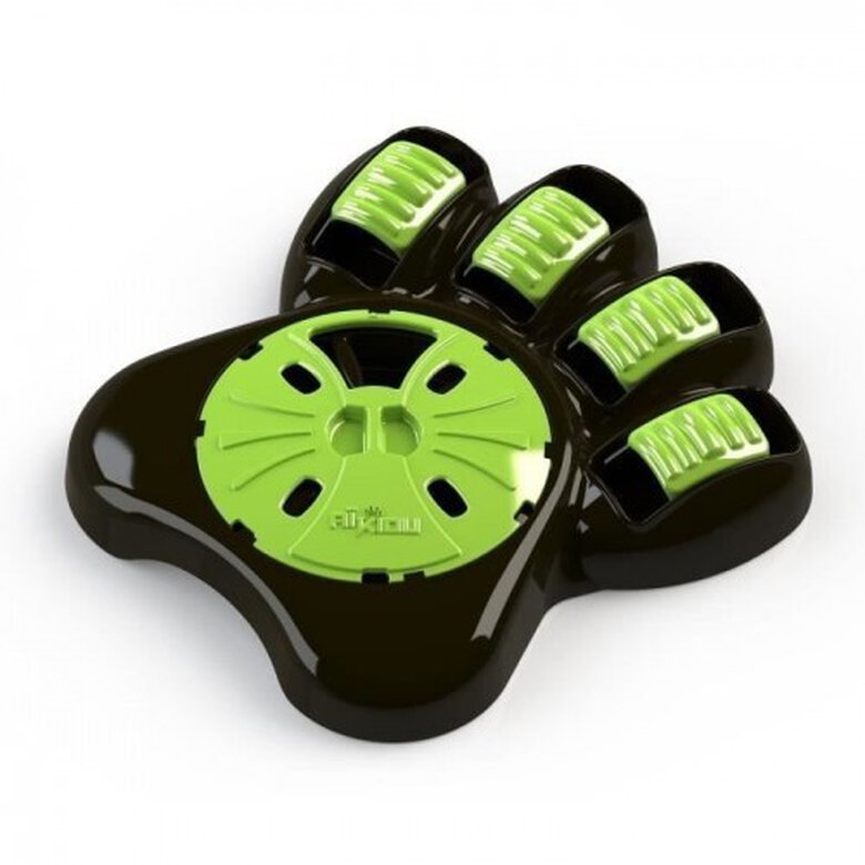 Comedero interactivo Paw para perros color Verde, , large image number null