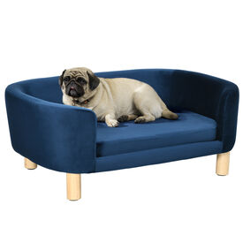 PawHut Sofá para Perros Azul
