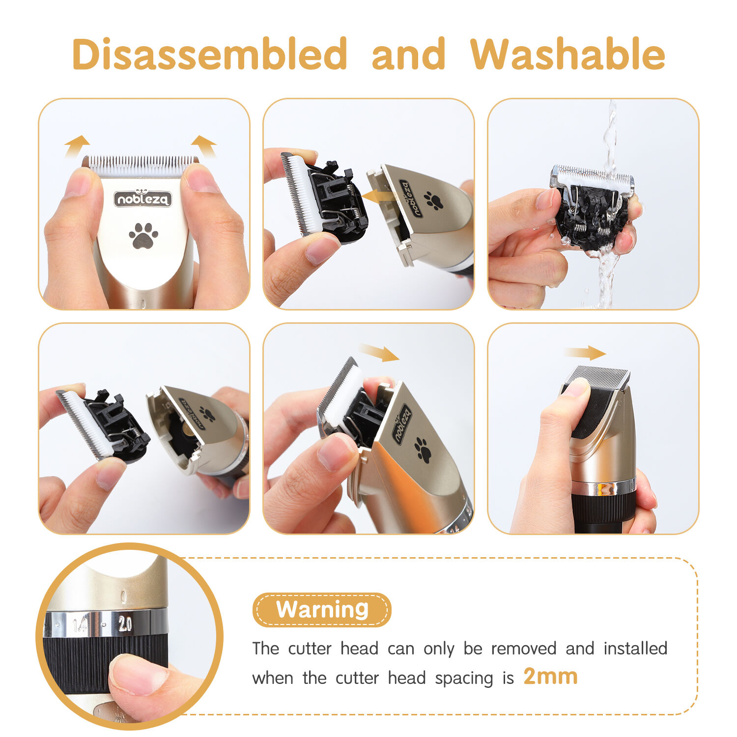 Nobleza Cortapelos Profecional Set Recargable para perros thumbnail