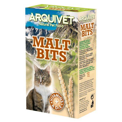 Bocaditos Malt Bits para gatos sabor Cereales