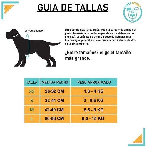 Arnés Comfort Super Doggy para perros color Azul thumbnail