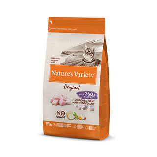 Nature's Variety Original Adult Sterilised Pavo pienso para gatos