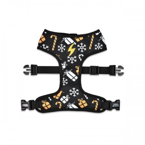 Dashi stripes arn&eacute;s rojo y negro para perros, , large Imagen numero 1