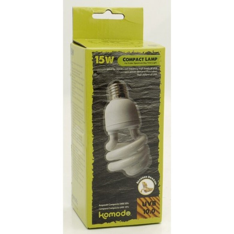 Bombilla compacta de luz fluorescente con 2 UVB, , large image number null