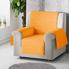 Cubre sillón acolchado reversible color Naranja, , large image number null