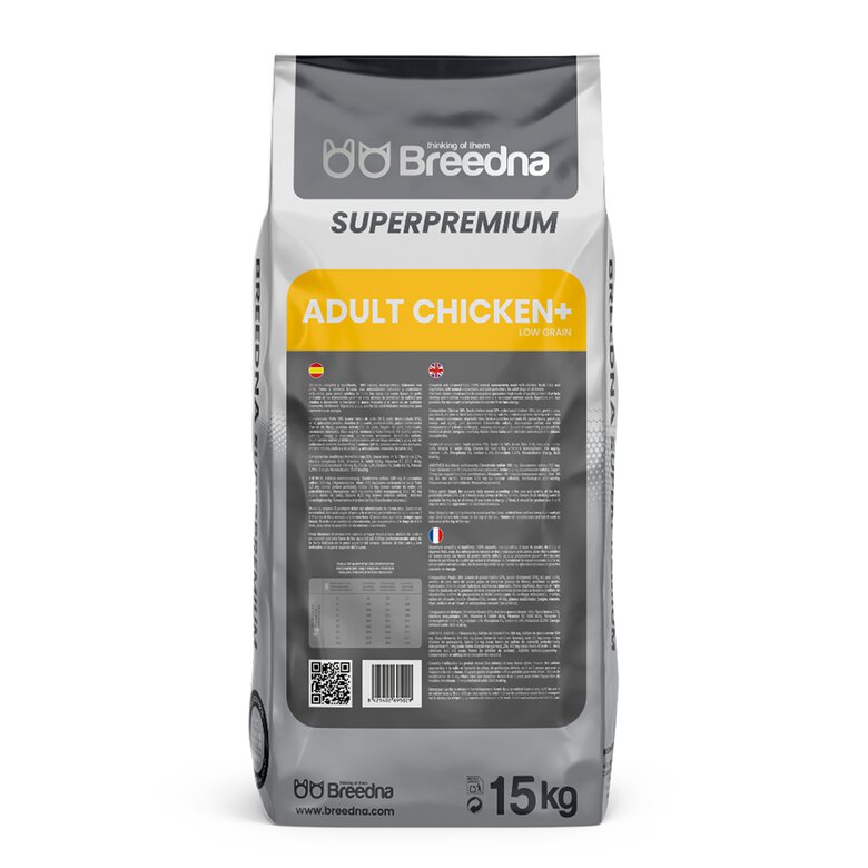 Breedna Pienso para perros Low Grain Chicken+, , large image number null