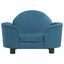 vidaXL Cama para perros de terciopelo azul 66x40x45 cm, , large indicador imagen numero 2