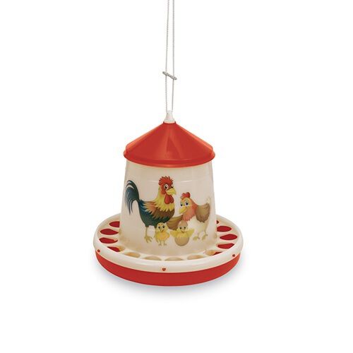 Tolva Plastico Aves 4 Kg. - Happy Range, , large Imagen numero 1