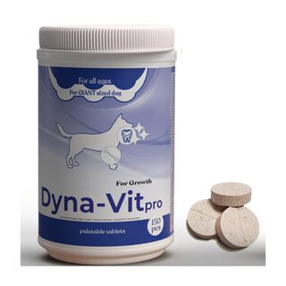 ROVETPHARMA Dynavit Pro Crecimiento Suplemento Multivitamínico y Mineral para Perros