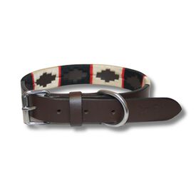 La Casa de Turrón Collar de cuero modelo Bariloche  para perro 