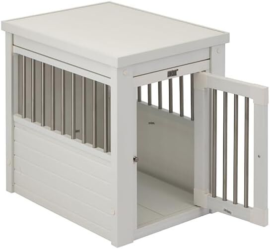 FINCA CASAREJO Jaula Confort Modelo Arkansas balnco - Perrera de Interior para Perros thumbnail