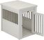 Jaula para Perros Confort Modelo Arkansas - Perrera de Interior - Fabricado con ECOFLEX - Cuatro Colores y Tres tamaños a Elegir (Blanco, S (60,5x46,2x56,4cm)), , large indicador imagen numero 2