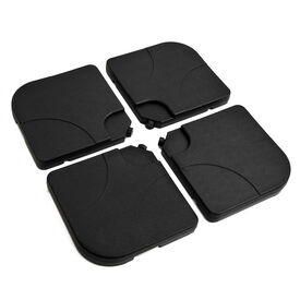 Outsunny Base para Parasol Negro para exterior