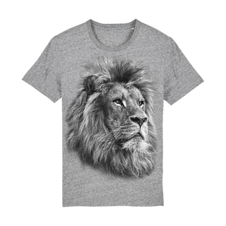 Camiseta Ralf Nature león monocromática gris