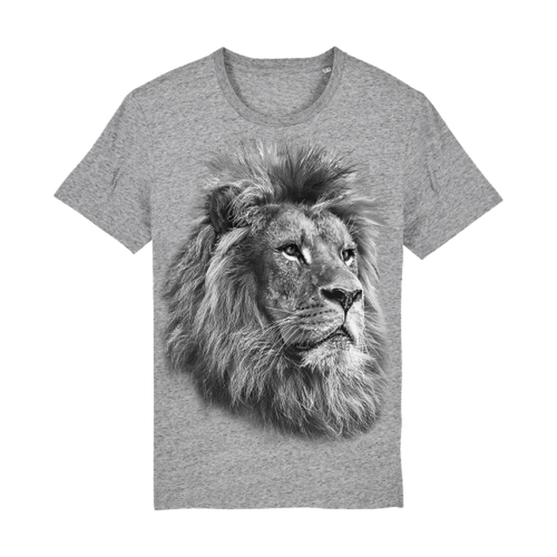 Camiseta Ralf Nature león monocromática gris, , large image number null