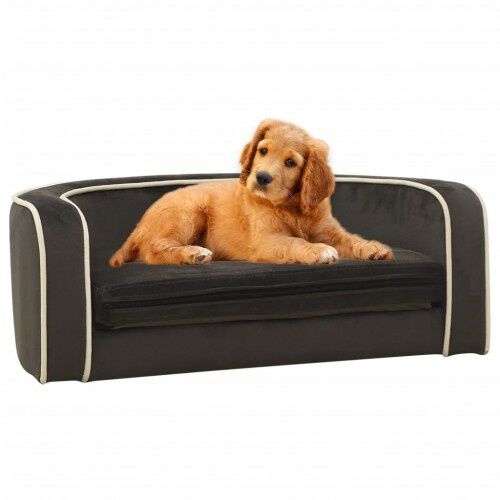 Vidaxl sof&aacute; plegable gris oscuro para perros, , large Imagen numero 4