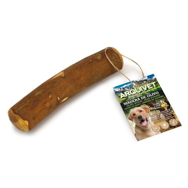 Arquivet mordedor de madera de olivo para perros, , large image number null