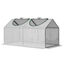 Outsunny Invernadero de Terraza 120x60x60 cm Caseta de Jardín Acero con 2 Ventanas Enrollables Vivero Casero para Cultivo de Plantas Verduras Flores Translúcido, , large indicador imagen numero 1