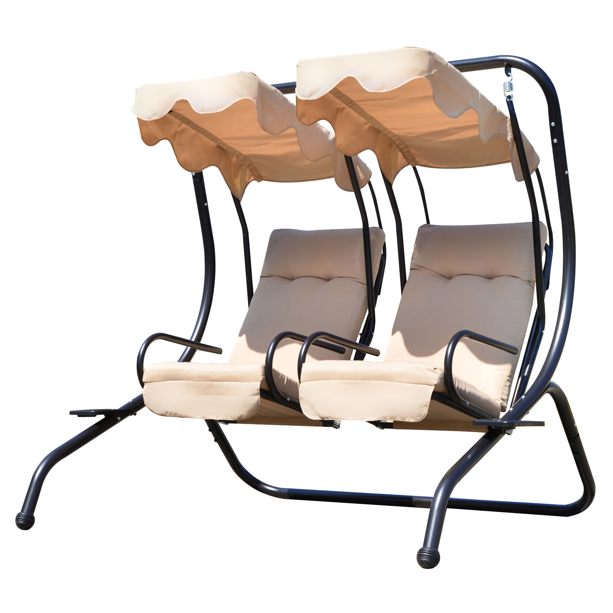 Outsunny Balanc&iacute;n de Jard&iacute;n Beige, , large Imagen numero 1