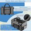 COSTWAY Transportín Plegable con Ruedas para Mascotas, Bolsa Trasportín de Viaje para Perros Gatos, Transportador con Almohadillas y Manija Telescópica para Mascotas Pequeñas Medianas, , large indicador imagen numero 4