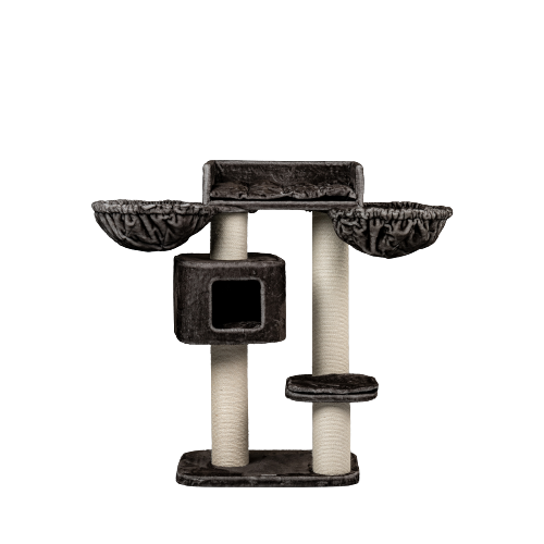 RHRQuality rascador Devon Rex Plus gris para gato, , large Imagen numero 1