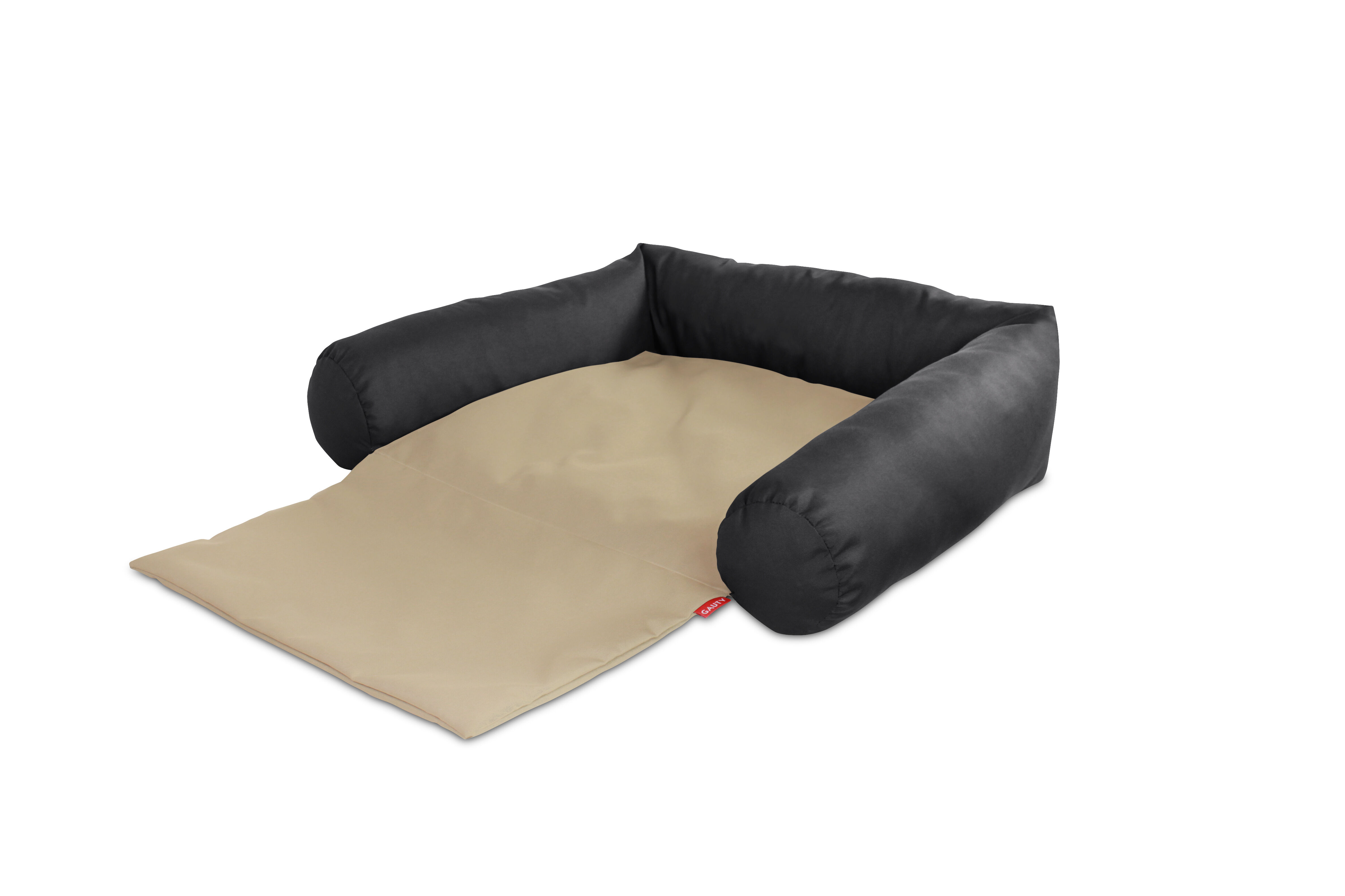 Gauty Cama para Perros y Gatos  Tela Impermeable - Gris y beige, , large Imagen numero 1
