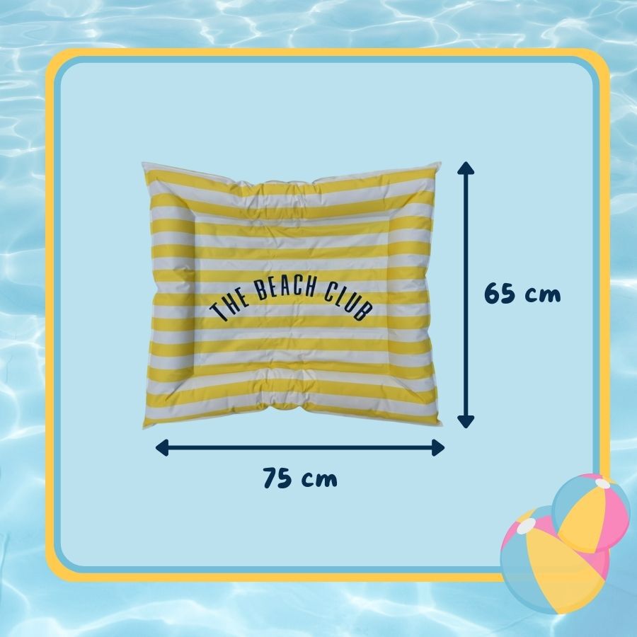 Summer Vibes Cama Rectangular Refrescante Amarilla para perros, , large Imagen numero 4