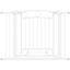 PawHut Barrera para Perros Puerta para Perros con Ancho Ajustable 76-104 cm Barrera de Seguridad para Perros con 2 Extensiones para Escaleras y Puertas Blanco, , large indicador imagen numero 1