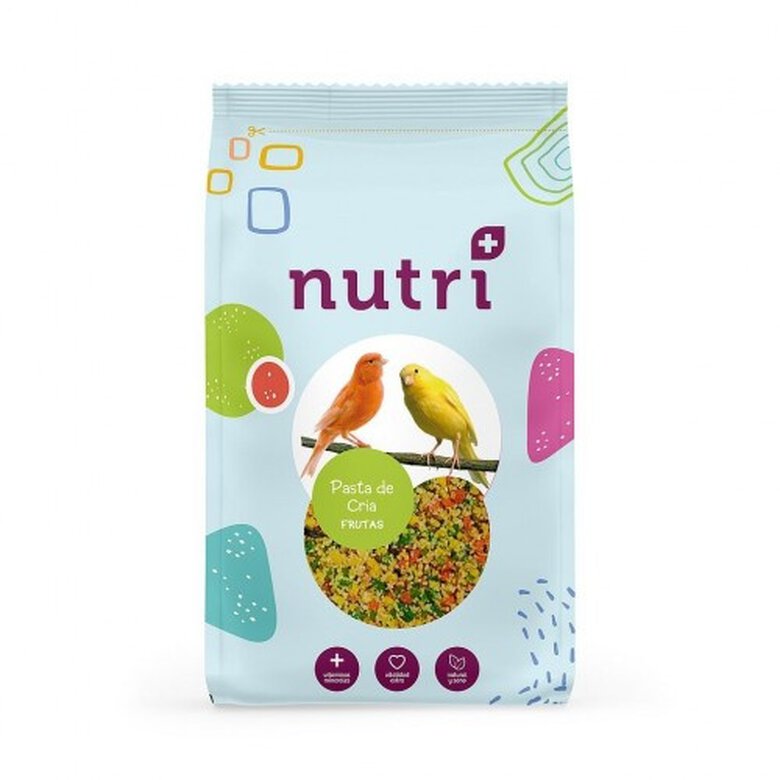 Nutri+ pasta de cría sabor fruta para pájaros, , large image number null