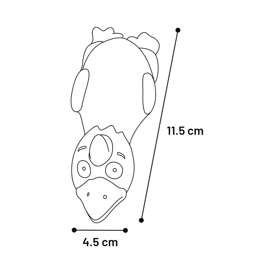 Flamingo Sky Dive L&aacute;tex juguete para perros, , large Imagen numero 6