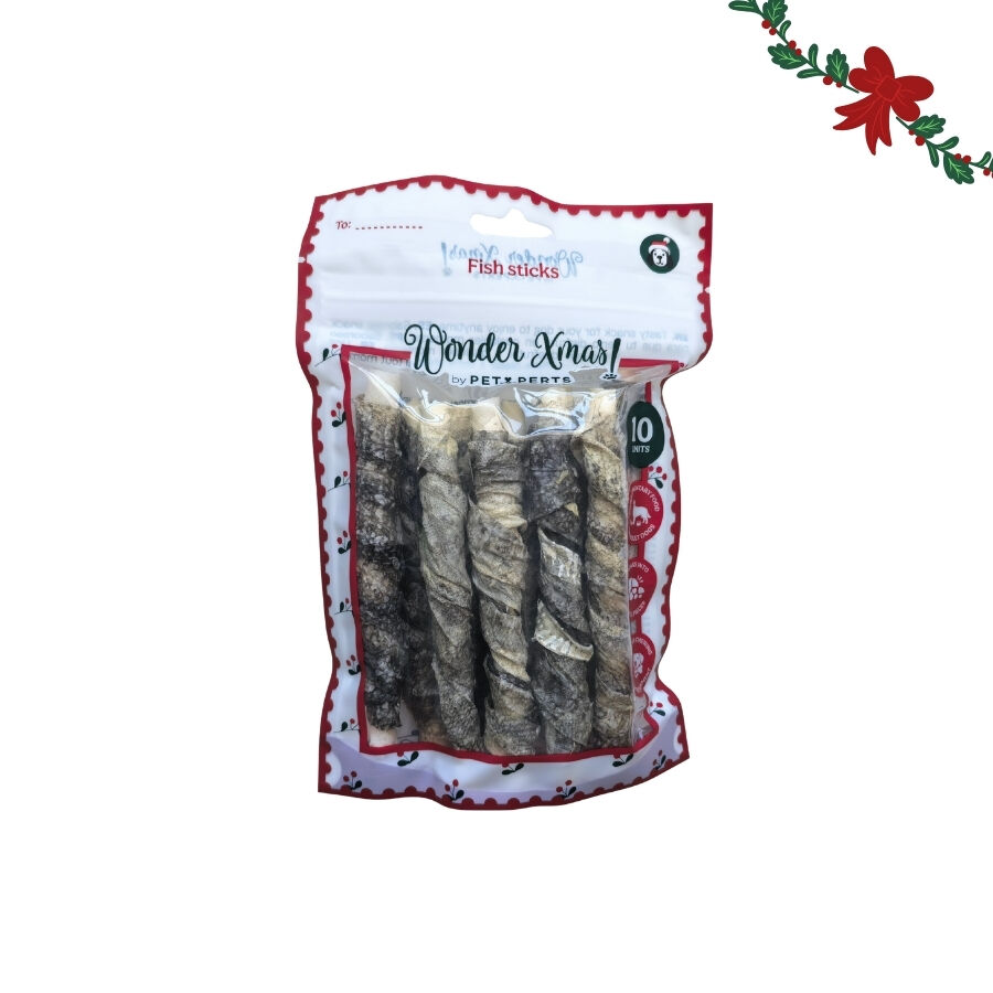 10 uds. Wonder Christmas Palitos de Pescado Snacks para perros, , large Imagen numero 5