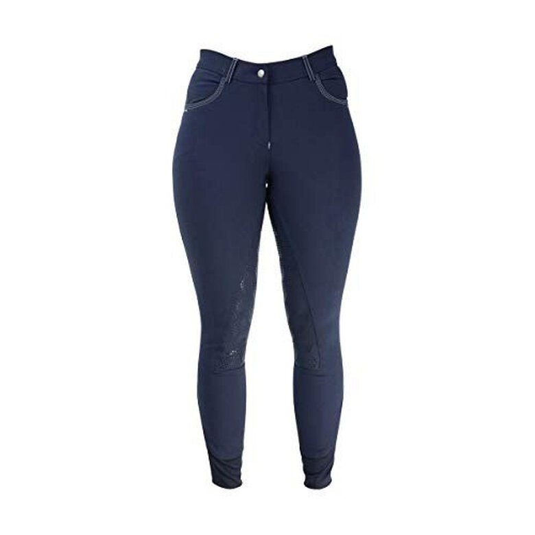 Pantalón Breeches de montar para mujer color Azul marino/Plata, , large image number null