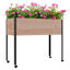Outsunny Mesa de Cultivo Madera Natural, , large indicador imagen numero 1