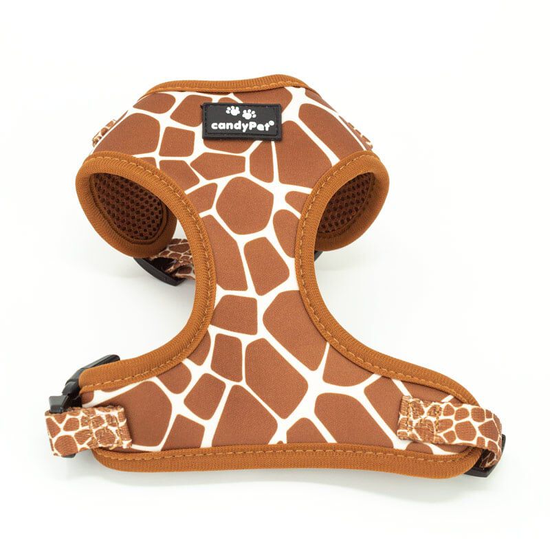 candyPet Arn&eacute;s Ajustable en Cuello y Pecho para Perro, Chaleco Antitirones, de Neopreno y Malla Transpirable - GIRAFFE, , large Imagen numero 1