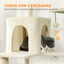 PawHut Árbol para Gatos Beige, , large indicador imagen numero 5