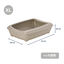 Nice Care Bandeja Sanitaria Beige para gatos , , large indicador imagen numero 3