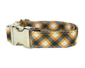 Pets & Props Collar ROYAL BLUE PLAID para perro